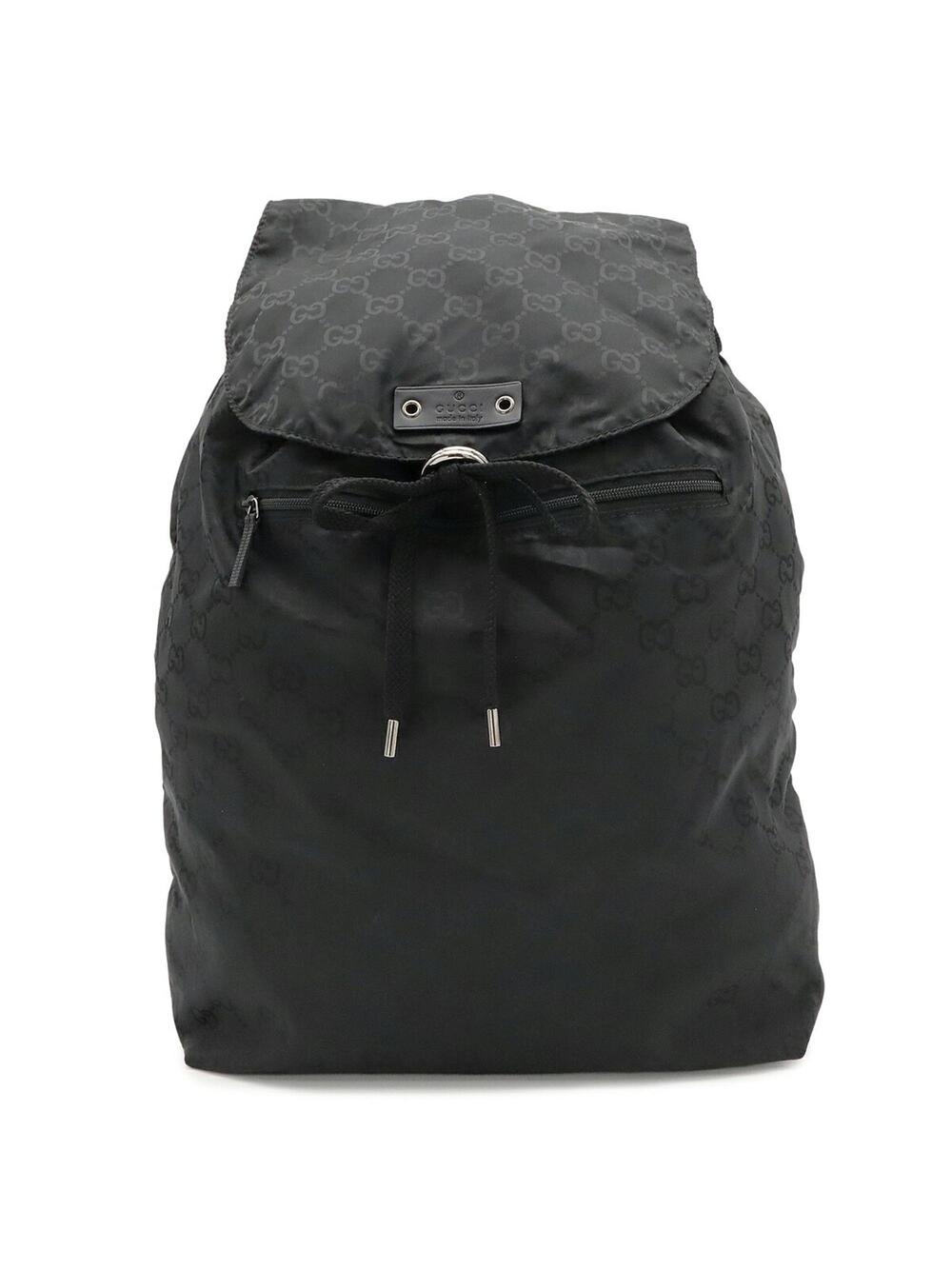 Buckle Backpack Guccissima Nylon #375438G73B